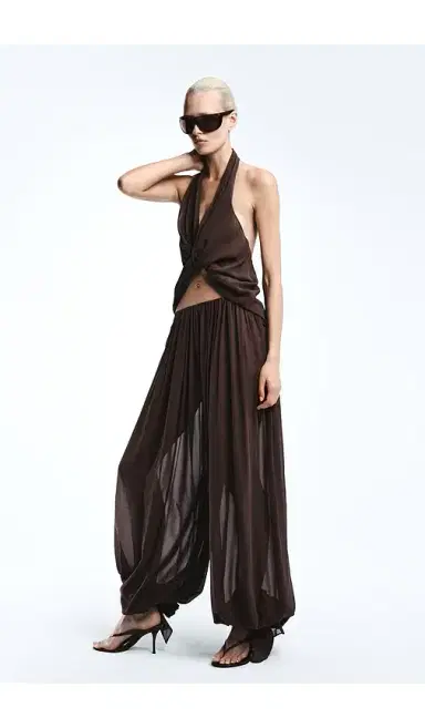 REVOLVE LOS ANGELES Benoit Silk Pant | Thumbnail 6