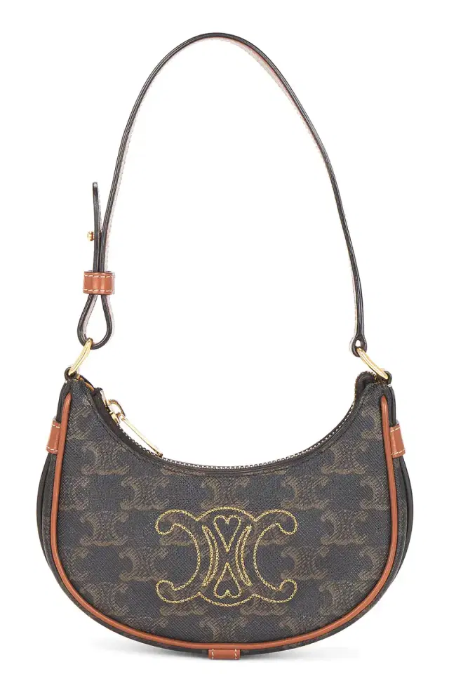 FWRD Renew Celine Ava Triomphe Shoulder Bag