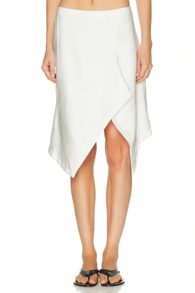 Creased Foulard Skirt