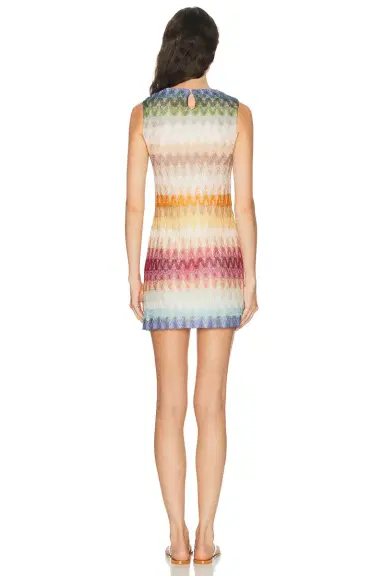 Missoni Sleeveless Shift Mini Dress | Thumbnail 3 Missoni Sleeveless Shift Mini Dress | Thumbnail 3