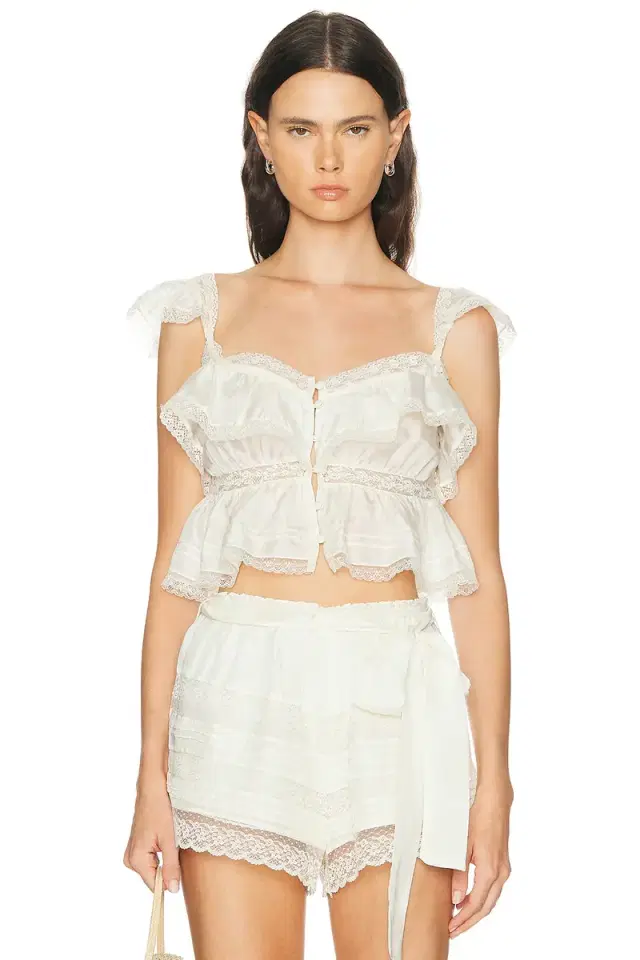 LoveShackFancy Linata Top