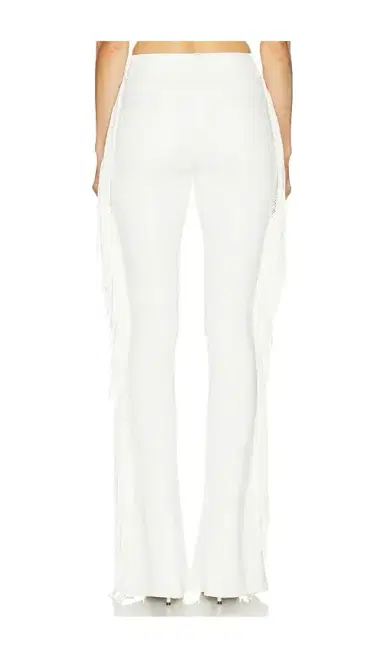 Norma Kamali Fringe Spat Jeans | Thumbnail 5