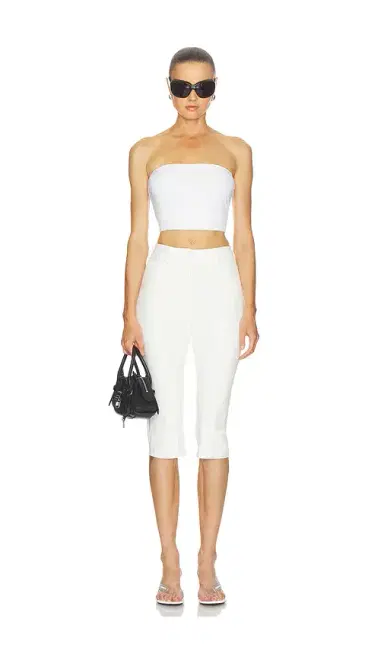 Norma Kamali Pedal Pusher Jeans | Thumbnail 5 Norma Kamali Pedal Pusher Jeans | Thumbnail 5