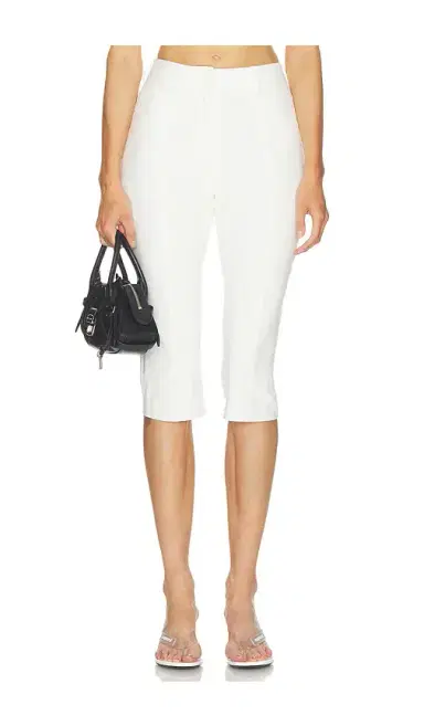 Norma Kamali Pedal Pusher Jeans | Thumbnail 1 Norma Kamali Pedal Pusher Jeans | Thumbnail 1