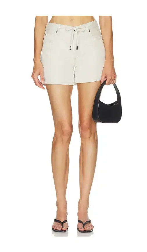 FRAME The Off Duty Drawstring Bow Long Hang Short