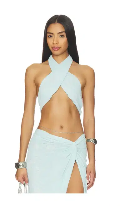 AFRM Lyra Burnout Velvet Top | Thumbnail 1 AFRM Lyra Burnout Velvet Top | Thumbnail 1