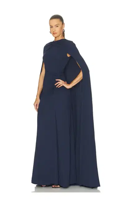 Simkhai Demi Cape Gown | Thumbnail 2 Simkhai Demi Cape Gown | Thumbnail 2