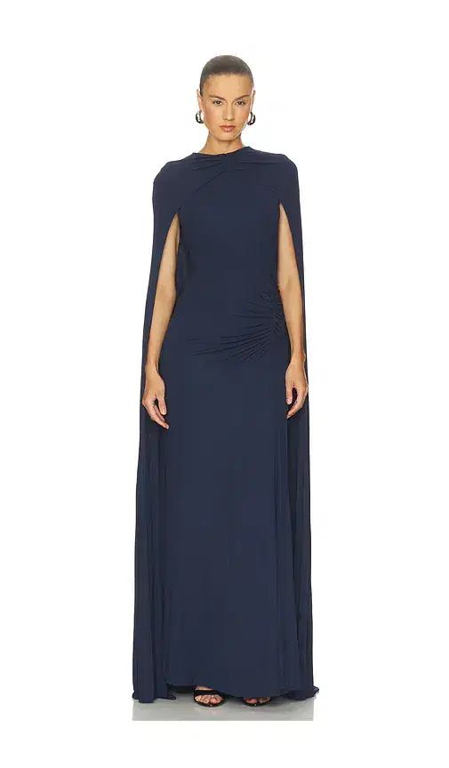 SIMKHAI Demi Cape Gown