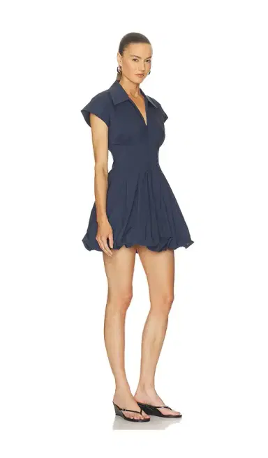 Simkhai Lirinne Short Sleeve Mini Bubble Dress | Thumbnail 2 Simkhai Lirinne Short Sleeve Mini Bubble Dress | Thumbnail 2