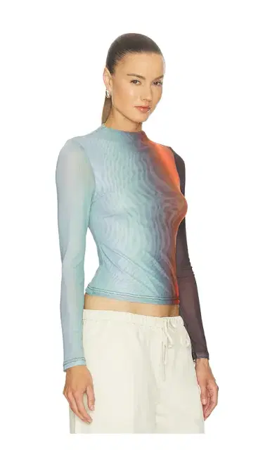 ROAME. Evie Mesh Long Sleeve Top | Thumbnail 2