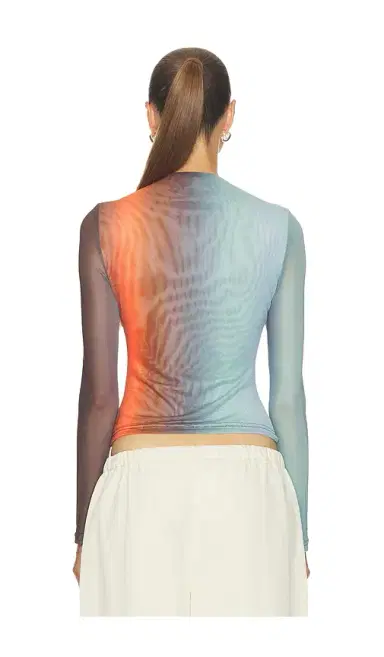 ROAME. Evie Mesh Long Sleeve Top | Thumbnail 4