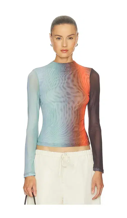 ROAME. Evie Mesh Long Sleeve Top