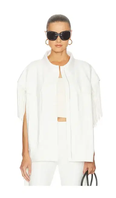Norma Kamali Sleeveless Oversized Jean Jacket | Thumbnail 2 Norma Kamali Sleeveless Oversized Jean Jacket | Thumbnail 2
