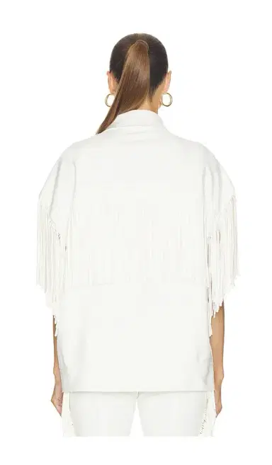 Norma Kamali Sleeveless Oversized Jean Jacket | Thumbnail 5 Norma Kamali Sleeveless Oversized Jean Jacket | Thumbnail 5