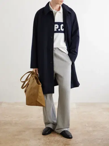 A.P.C. Mac Hugo gabardine trench coat - Men | Thumbnail 2
