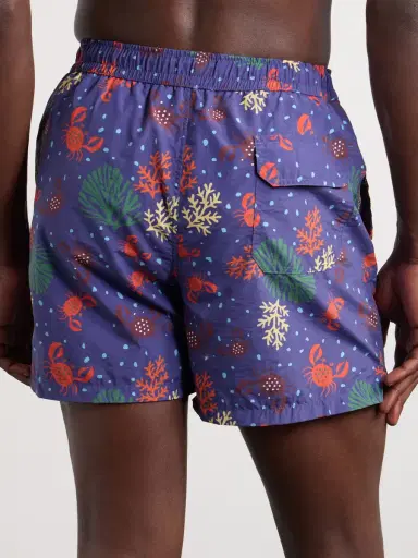 Drake's Straight-Leg Mid-Length Printed Swim Shorts - Men | Thumbnail 3