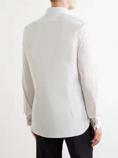 Tom Ford Cotton-Piqué Shirt - Men | Thumbnail 4 Tom Ford Cotton-Piqué Shirt - Men | Thumbnail 4