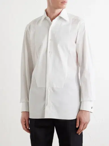 Tom Ford Cotton-Piqué Shirt - Men | Thumbnail 5 Tom Ford Cotton-Piqué Shirt - Men | Thumbnail 5