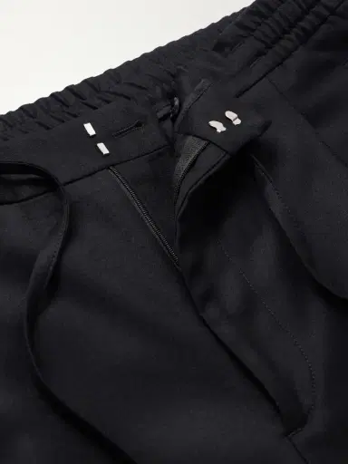 Lardini Straight-Leg Wool and Cashmere-Blend Flannel Trousers - Men | Thumbnail 6