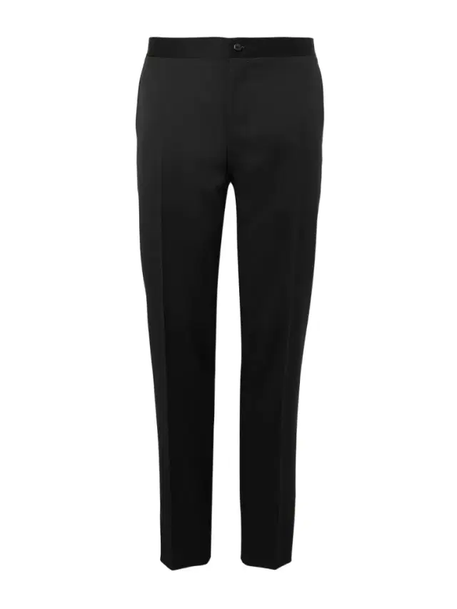 Canali Straight-Leg Striped Wool Tuxedo Trousers - Men