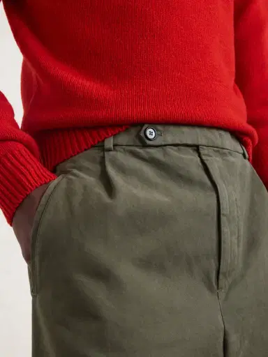 Jil Sander Straight-Leg Cotton-Drill Trousers - Men | Thumbnail 5