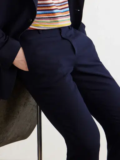 Paul Smith Tapered Wool-Hopsack Suit Trousers - Men | Thumbnail 5 Paul Smith Tapered Wool-Hopsack Suit Trousers - Men | Thumbnail 5