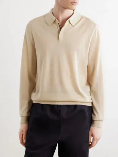 Paul Smith Merino Wool Polo Shirt - Men | Thumbnail 3