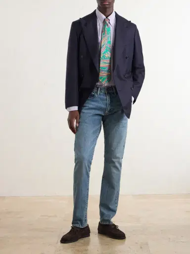 Drake's Button-Down Collar Cotton Oxford Shirt - Men | Thumbnail 2