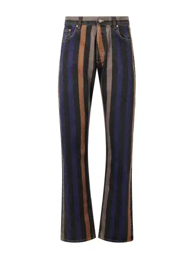 Versace Straight-Leg Striped Jeans - Men | Thumbnail 1 Versace Straight-Leg Striped Jeans - Men | Thumbnail 1
