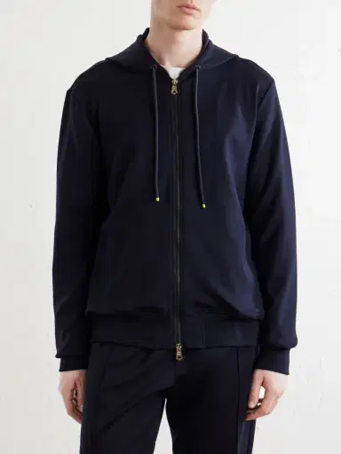 Paul Smith Lyocell-Blend Zip-Up Hoodie - Men | Thumbnail 3 Paul Smith Lyocell-Blend Zip-Up Hoodie - Men | Thumbnail 3