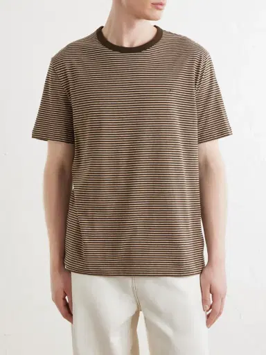 A.P.C. Josh Striped Cotton-Jersey T-Shirt - Men | Thumbnail 3 A.P.C. Josh Striped Cotton-Jersey T-Shirt - Men | Thumbnail 3