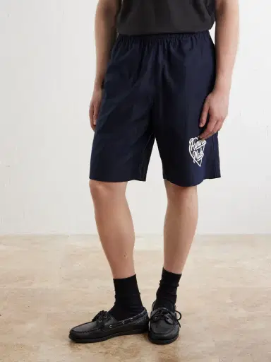 Human Made Straight-Leg Logo-Print Cotton-Twill Shorts - Men | Thumbnail 3