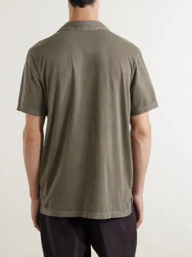 James Perse Supima Cotton-Jersey Polo Shirt - Men | Thumbnail 4 James Perse Supima Cotton-Jersey Polo Shirt - Men | Thumbnail 4