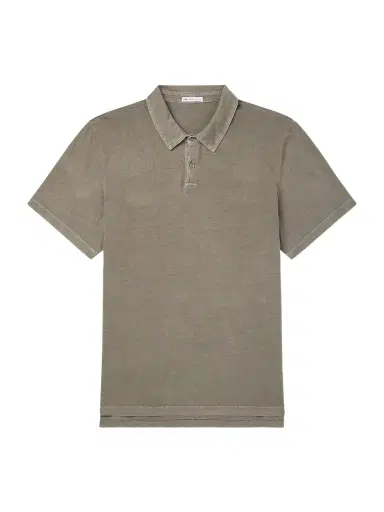 James Perse Supima Cotton-Jersey Polo Shirt - Men | Thumbnail 1 James Perse Supima Cotton-Jersey Polo Shirt - Men | Thumbnail 1