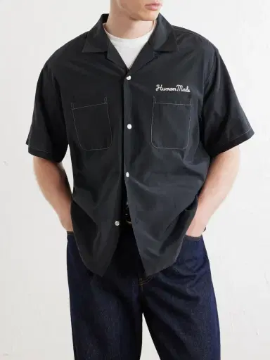Human Made Souvenir Logo-Embroidered Poplin Shirt - Men | Thumbnail 3 Human Made Souvenir Logo-Embroidered Poplin Shirt - Men | Thumbnail 3