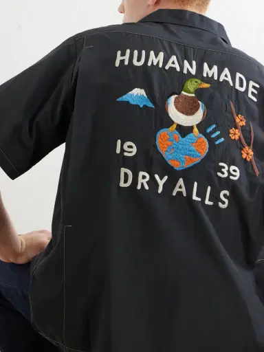 Human Made Souvenir Logo-Embroidered Poplin Shirt - Men | Thumbnail 5 Human Made Souvenir Logo-Embroidered Poplin Shirt - Men | Thumbnail 5