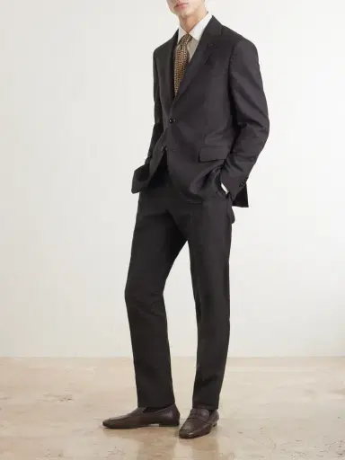 Lardini Prince of Wales Checked Wool Suit Jacket - Men | Thumbnail 2