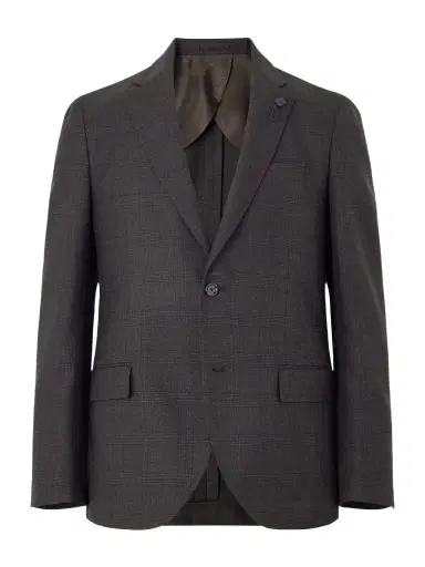 Lardini Prince of Wales Checked Wool Suit Jacket - Men | Thumbnail 1