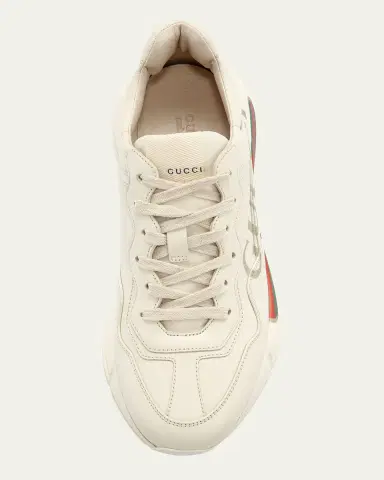 Gucci Rhyton Print Leather Trainer | Thumbnail 2 Gucci Rhyton Print Leather Trainer | Thumbnail 2