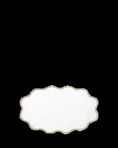 Matouk Casual Couture Scallop Placemats, Set of 4 | Thumbnail 2
