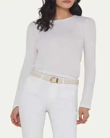 L'Agence Tess Long-Sleeve Crewneck Tee | Thumbnail 5 L'Agence Tess Long-Sleeve Crewneck Tee | Thumbnail 5