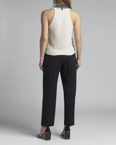 Giorgio Armani Metallic-Front Boucle Knit Tank Top | Thumbnail 2 Giorgio Armani Metallic-Front Boucle Knit Tank Top | Thumbnail 2