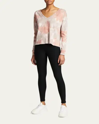Beyond Yoga Out Of Pocket Space Dye High-Waist Mid Leggings | Thumbnail 2 Beyond Yoga Out Of Pocket Space Dye High-Waist Mid Leggings | Thumbnail 2