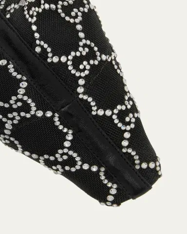 Gucci Demi Crystal Mesh Ankle Booties | Thumbnail 3
