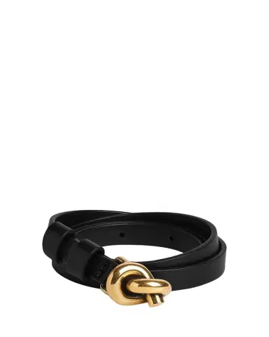 Bottega Veneta Knot Buckle Leather Belt | Thumbnail 1