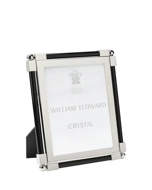 William Yeoward Crystal New Classic Black Frame, 5 x 7