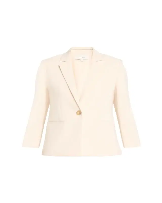 Vince Shrunken Bracelet-Sleeve Blazer
