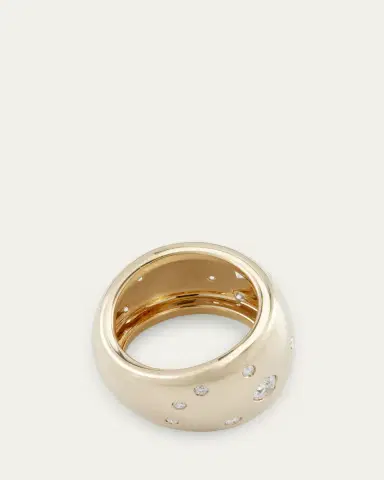 VERDURA 18K Yellow Gold Diamond Constellation Band Ring | Thumbnail 4 VERDURA 18K Yellow Gold Diamond Constellation Band Ring | Thumbnail 4