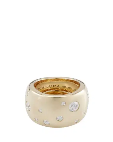 VERDURA 18K Yellow Gold Diamond Constellation Band Ring | Thumbnail 1 VERDURA 18K Yellow Gold Diamond Constellation Band Ring | Thumbnail 1