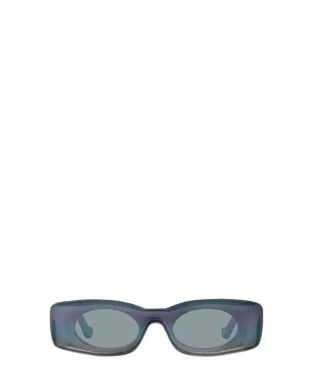 Shimmery Injected Plastic Rectangle Sunglasses